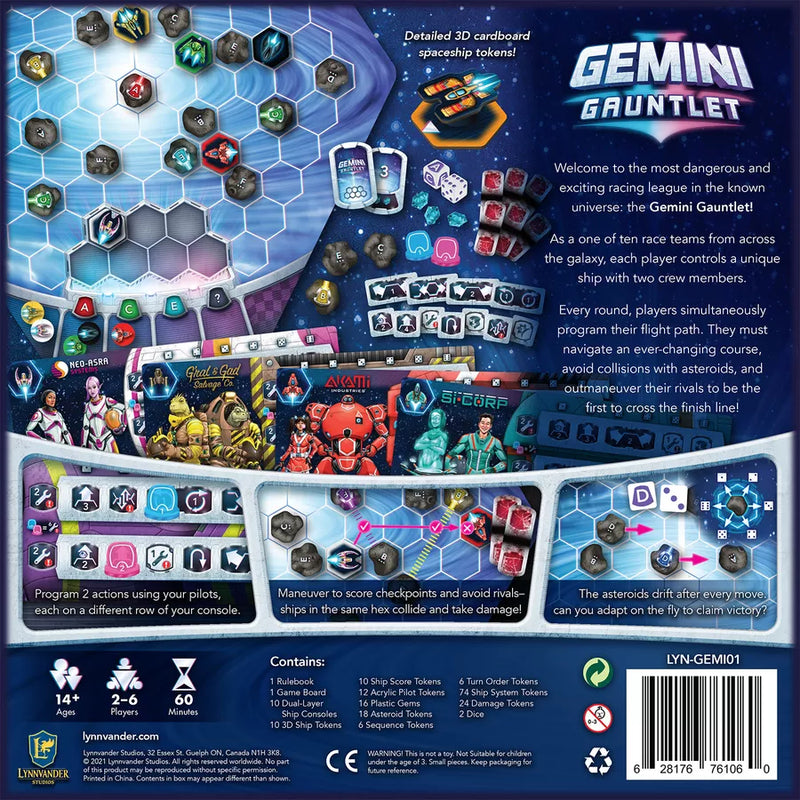 Gemini Gauntlet Board Games Lynnvander Studios