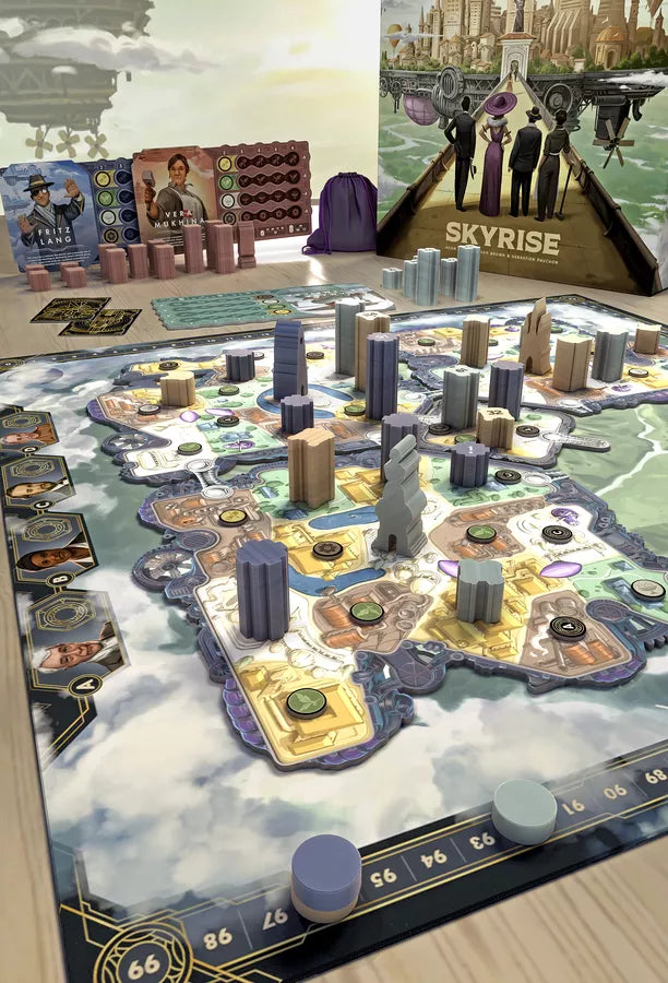 Skyrise (Wood Pieces Edition) Board Games Roxley Games   