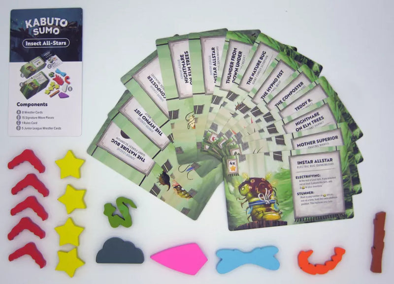 Kabuto Sumo: Insect All-Stars Expansion Board Games BoardGameTables.com