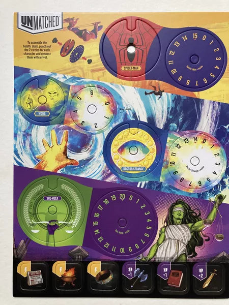 Unmatched: Marvel: Brains and Brawn Board Games Restoration Games   