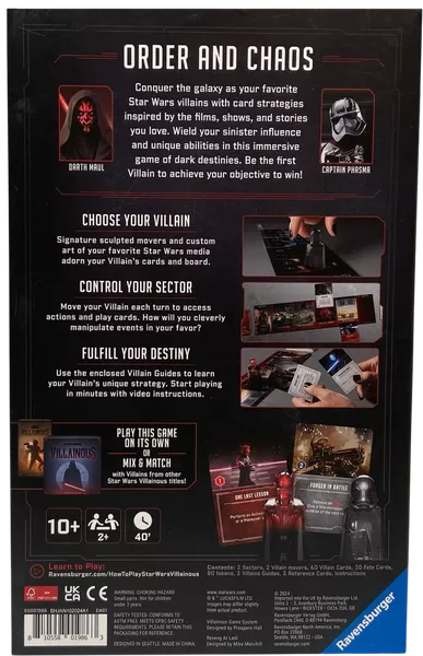 Disney Villainous: Revenge at Last (Star Wars) Board Games Ravensburger   
