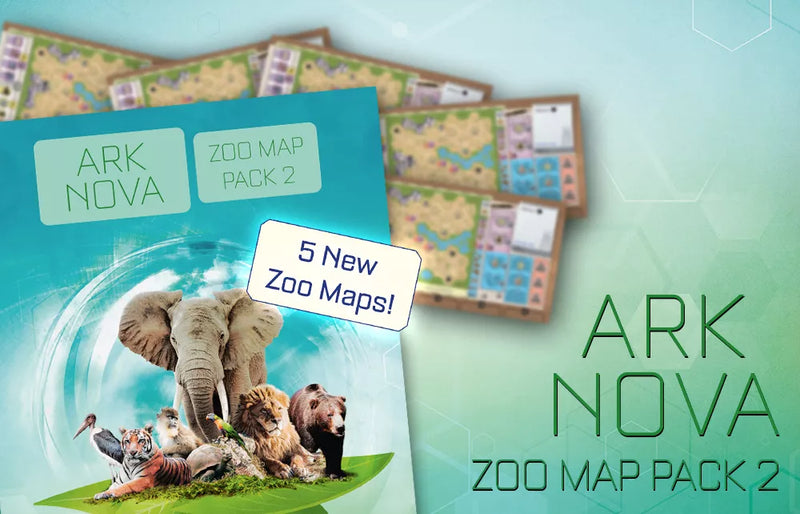 Ark Nova: Zoo Map Pack 2 Board Games Feuerland Spiele   