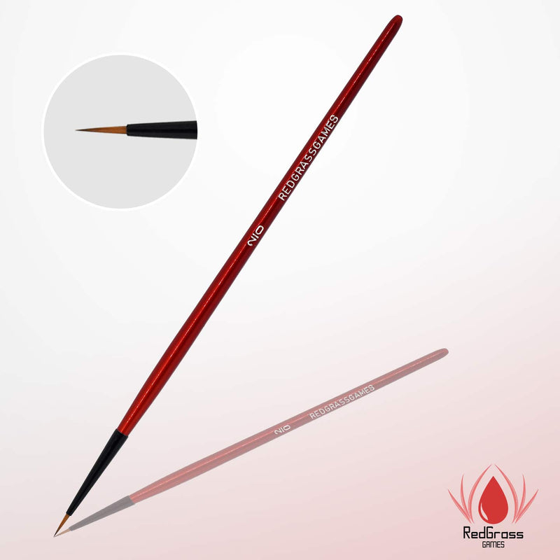 RedGrass Games: Brush - Size 2/0 (Nat. - 2/0) Hobby Brushes RedGrass Games