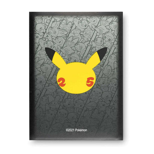 Pokemon Sleeves - 25th Anniversary Black (65ct) Card Sleeves Pokemon