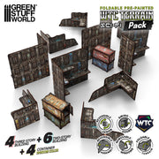 Green Stuff World: Pre-Painted Foldable WTC terrain pack - Sci-fi Model Tools & Glue Green Stuff World
