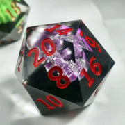 Seriously Good Dice: Large 53mm Skull D20 Dice (Purple Skull) Dice & Gaming Accessories Taps Imports
