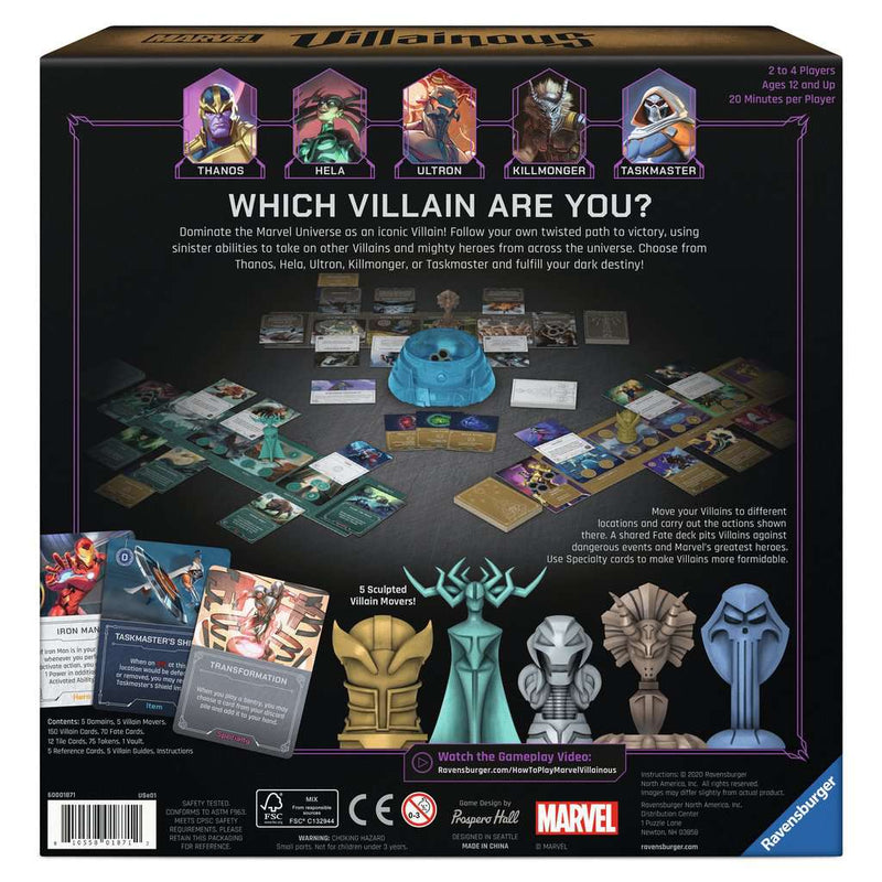 Marvel Villainous: Infinite Power Board Games Ravensburger