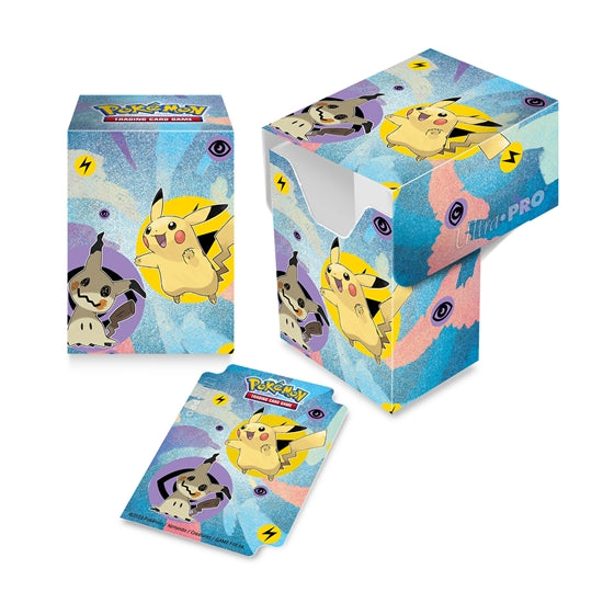 Ultra Pro Deck Box: Pokemon Pikachu and Mimikyu (Full View) Deck Boxes & Storage Ultra Pro