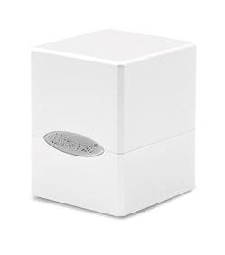Ultra Pro Satin Cube: Arctic White Deck Boxes & Storage Ultra Pro