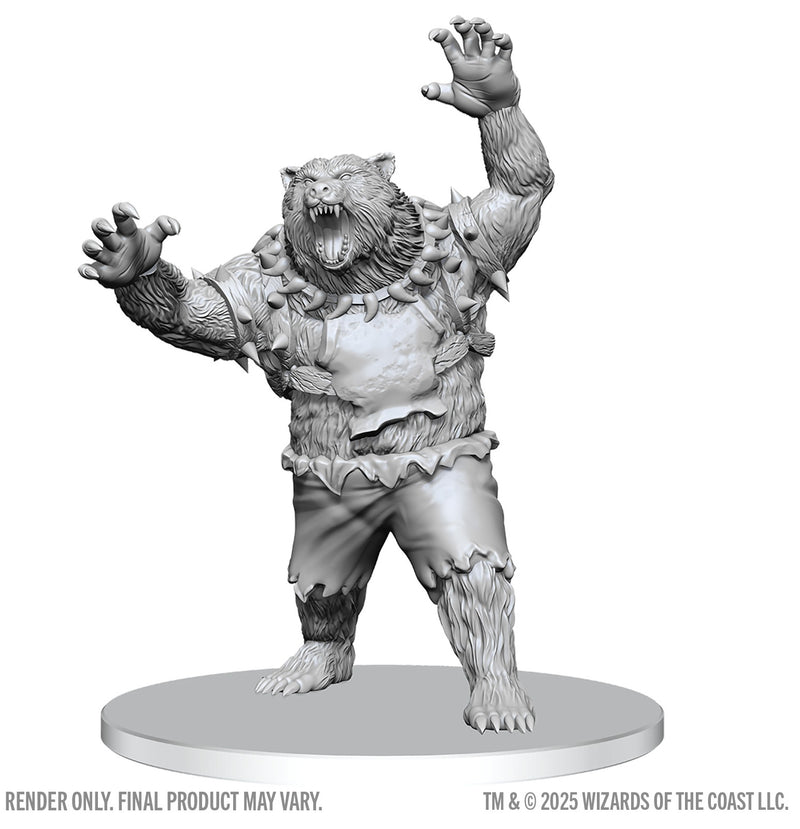 D&D Nolzur's Marvelous Miniatures: W28 Werebear Unpainted Miniatures WizKids