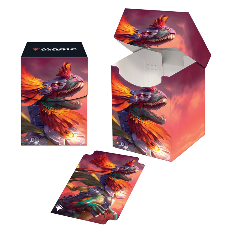 Ultra Pro MTG - The Lost Caverns of Ixalan: Pantlaza, Sun-Favored 100+ Deck Box Deck Boxes & Storage Ultra Pro