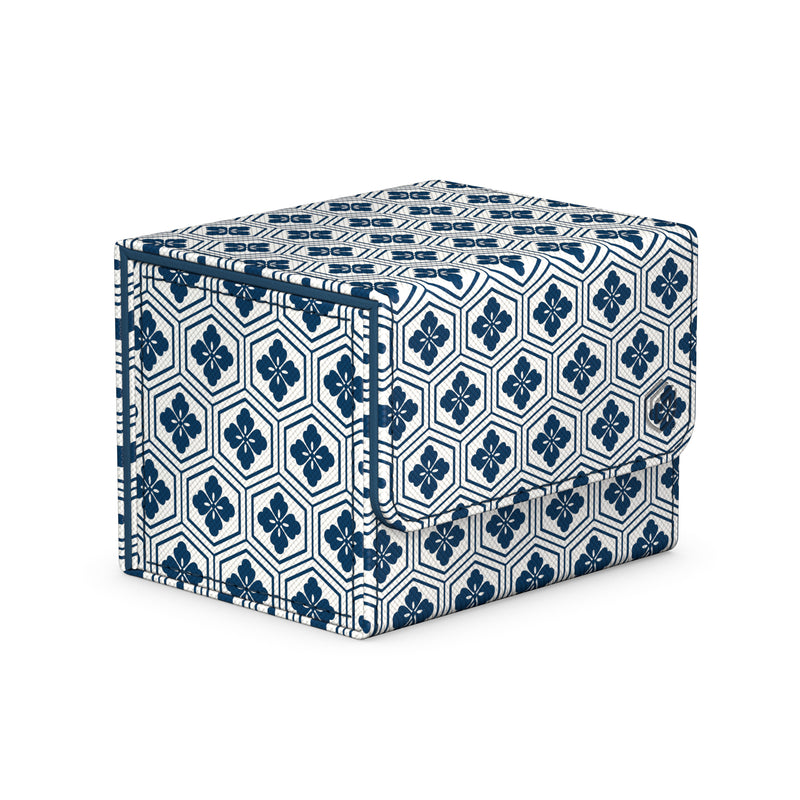 Ultimate Guard: Sidewinder 100+ - "Kikko" Shogun's Journey (White/Blue) Deck Boxes & Storage Ultimate Guard