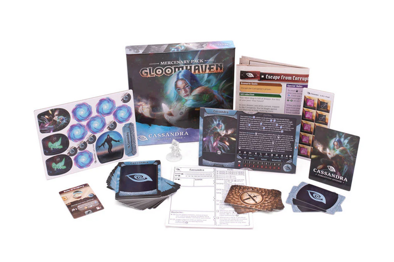 Gloomhaven: Mercenary Pack - Cassandra (w/Errata Punchboard) Board Games Cephalofair Games