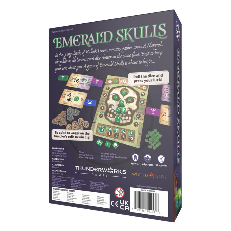 Emerald Skulls Board Games Thunderworks Games