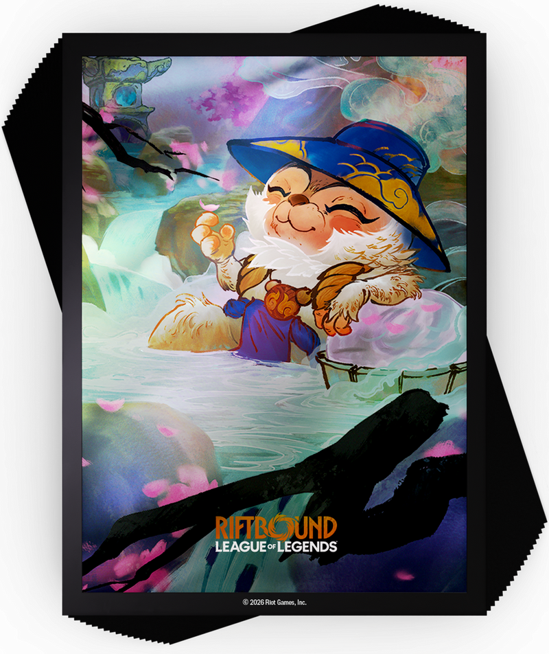 Riftbound: Art Sleeves - "Spirit Blossom Teemo" Spiritforged 100Ct Card Sleeves Riot Games