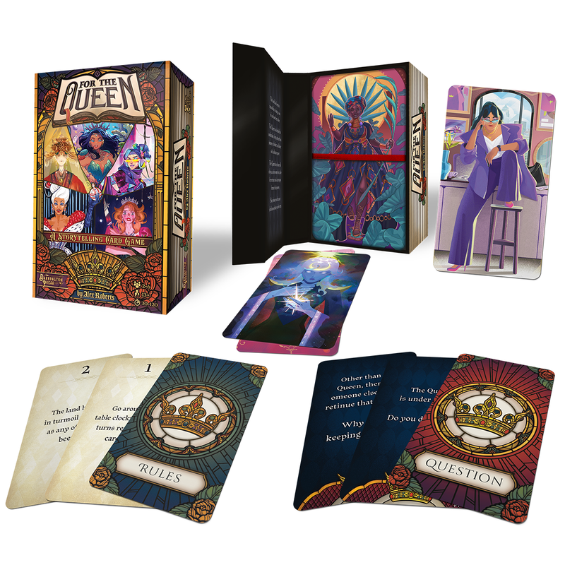 For The Queen: A Storytelling Card Game Board Games Darrington Press   