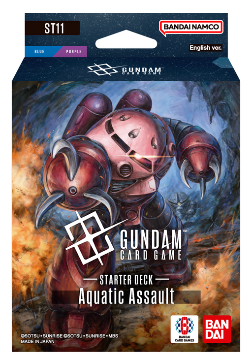 Gundam Card Game: Starter Deck - Aquatic Assault [ST11] (Limit 2) Gundam Card Game Sealed Bandai