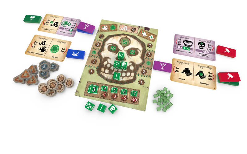 Emerald Skulls Board Games Thunderworks Games