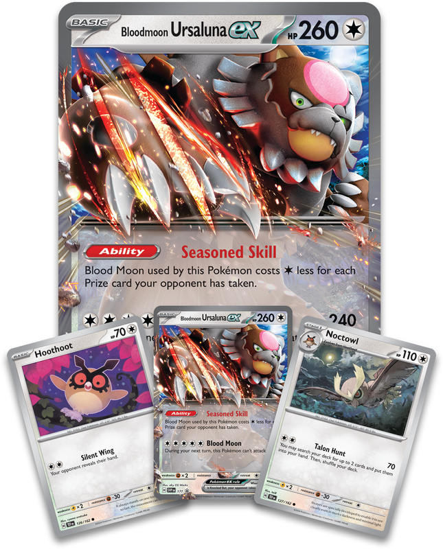 Pokémon Bloodmoon Ursluna ex Box Pokemon Sealed Pokémon   