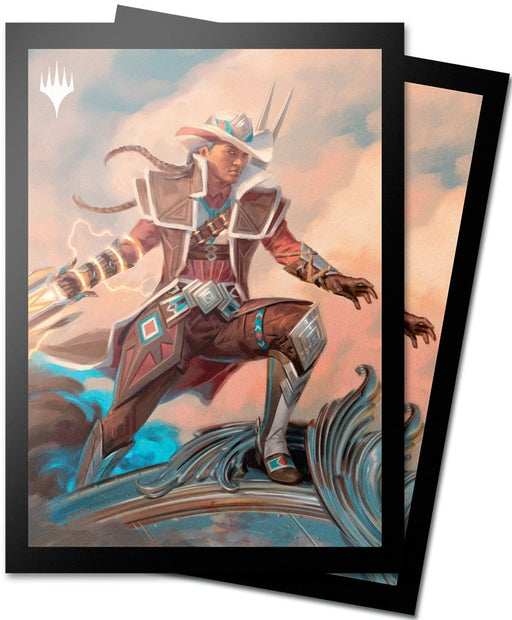 Ultra Pro: Art Sleeves - "Annie Flash, The Veteran" MTG Outlaws of Thunder Junction 100Ct Card Sleeves Ultra Pro