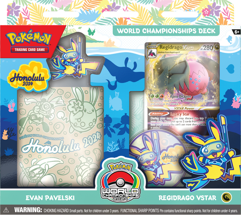 Pokémon 2024 World Championships Deck (Regidrago VSTAR - Evan Pavelski) Pokemon Sealed Pokémon