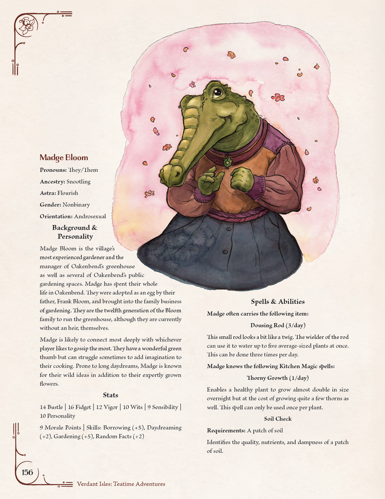 Teatime Adventures Tabletop RPGs snowbright studio