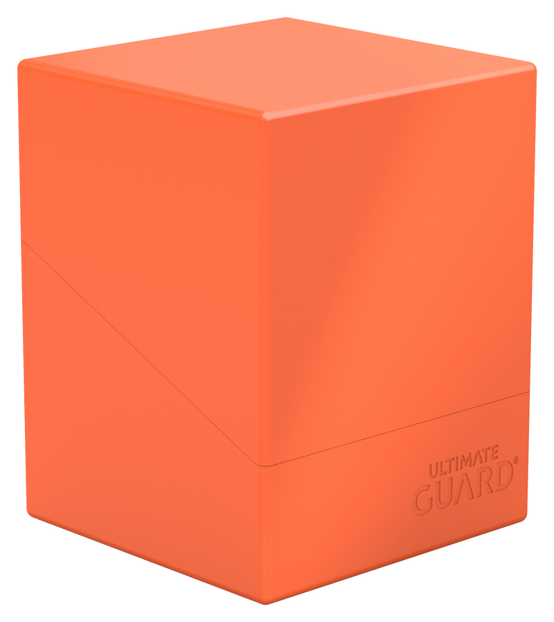 Ultimate Guard: Boulder 100+ - Neon Solid Orange Deck Boxes & Storage Ultimate Guard