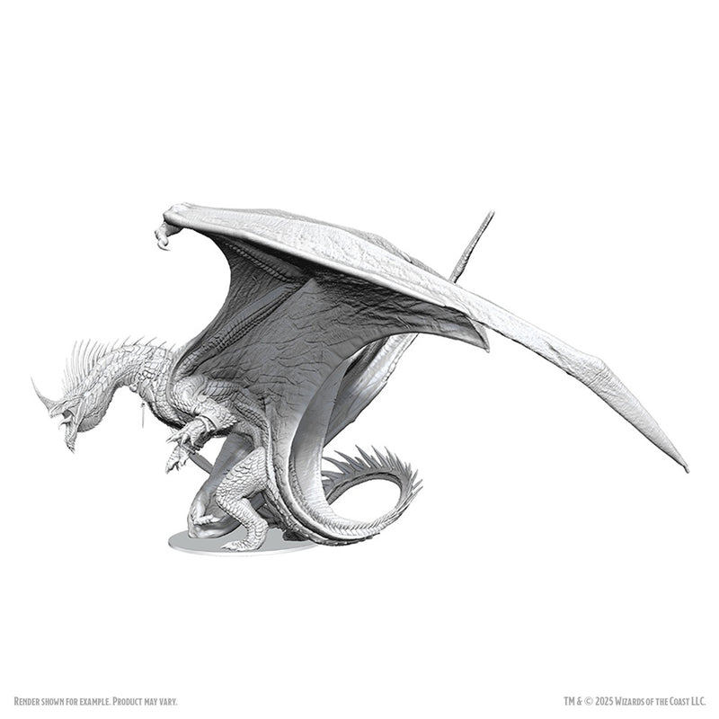 D&D Icons of the Realms: Premium Unpainted Set - Ancient Blue Dragon (Gargantuan) RPG Miniatures WizKids