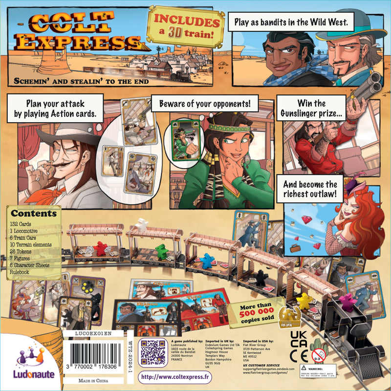 Colt Express: 10th Anniversary Edition Board Games Ludonaute   