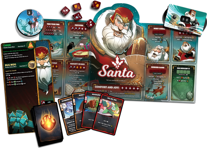 Dice Throne: Hero Pack - Santa (Release Date: October 15) Board Games Dice Throne