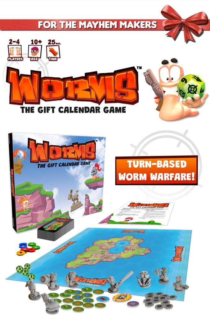 Worms The Gift Calendar Game Board Games Mantic Games