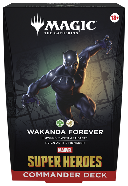 MTG Marvel Super Heroes - Commander Deck (Wakanda Forever) (Release Date: June 19) MTG Sealed Magic: The Gathering