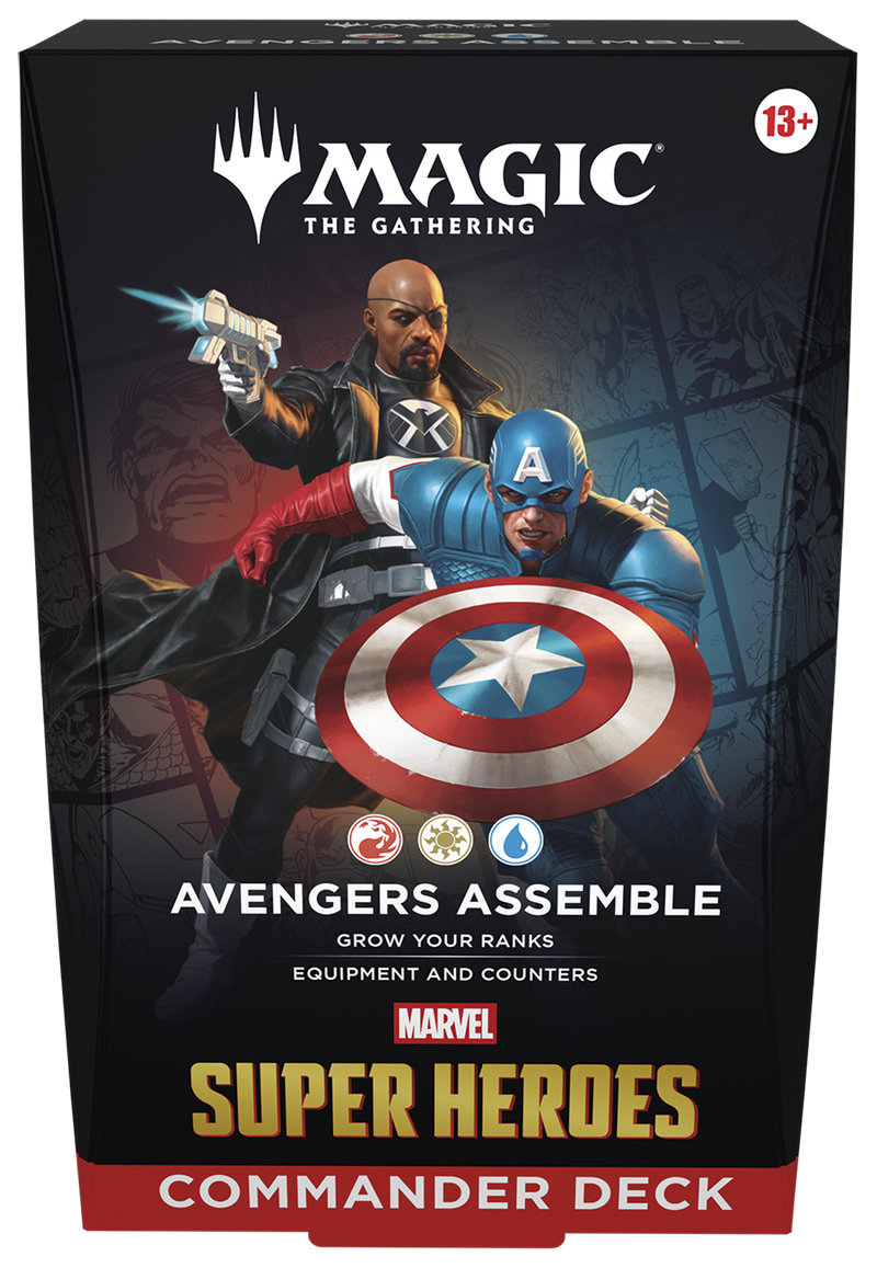 MTG Marvel Super Heroes - Commander Deck (Avengers Assemble) (Release Date: June 19) MTG Sealed Magic: The Gathering
