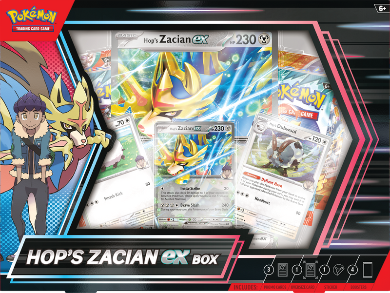 Pokémon - Hop's Zacian Ex Box Pokemon Sealed Pokémon