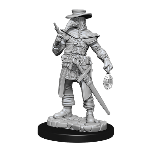 WizKids Deep Cuts Unpainted Miniatures: W15 Plague Doctor/Cultist Unpainted Miniatures WizKids