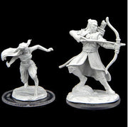 Critical Role Unpainted Miniatures: W2 Verdant Guard Marksman & Satyr Unpainted Miniatures WizKids