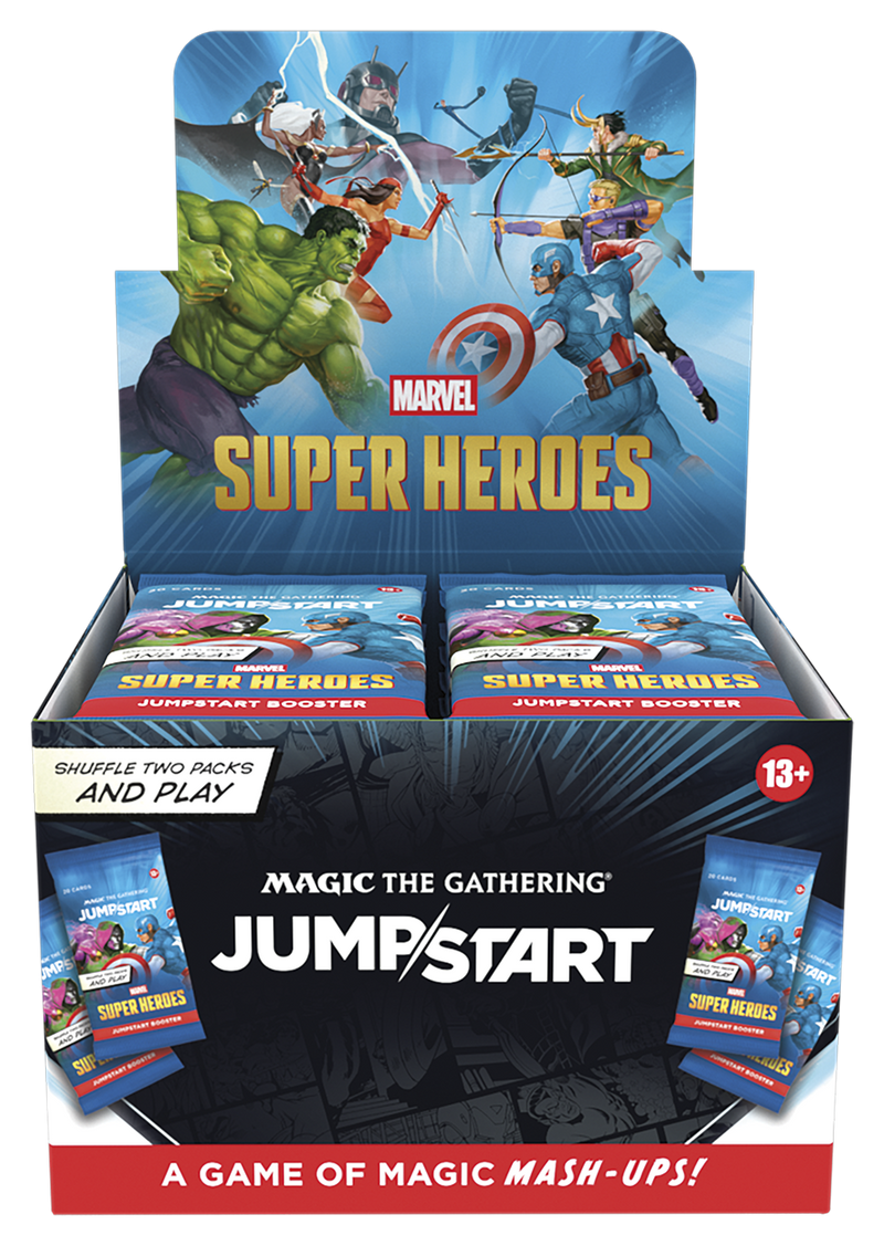 MTG Marvel Super Heroes - Jumpstart Booster Box (Release Date: June 19) MTG Sealed Magic: The Gathering