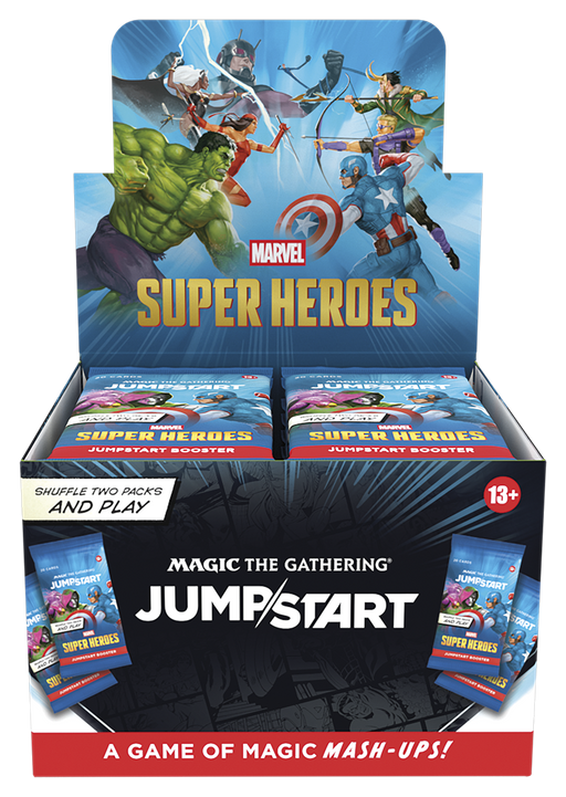 MTG Marvel Super Heroes - Jumpstart Booster Box (Release Date: June 19) MTG Sealed Magic: The Gathering