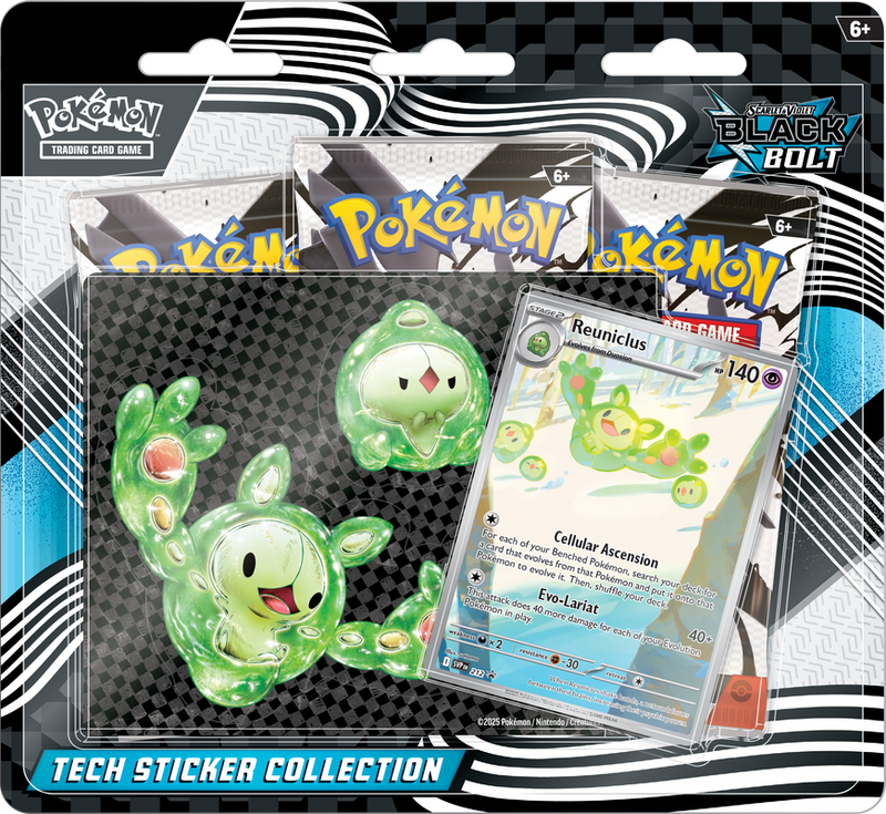 Pokémon Scarlet & Violet: Black Bolt - Tech Sticker Collection Pokemon Sealed Pokémon