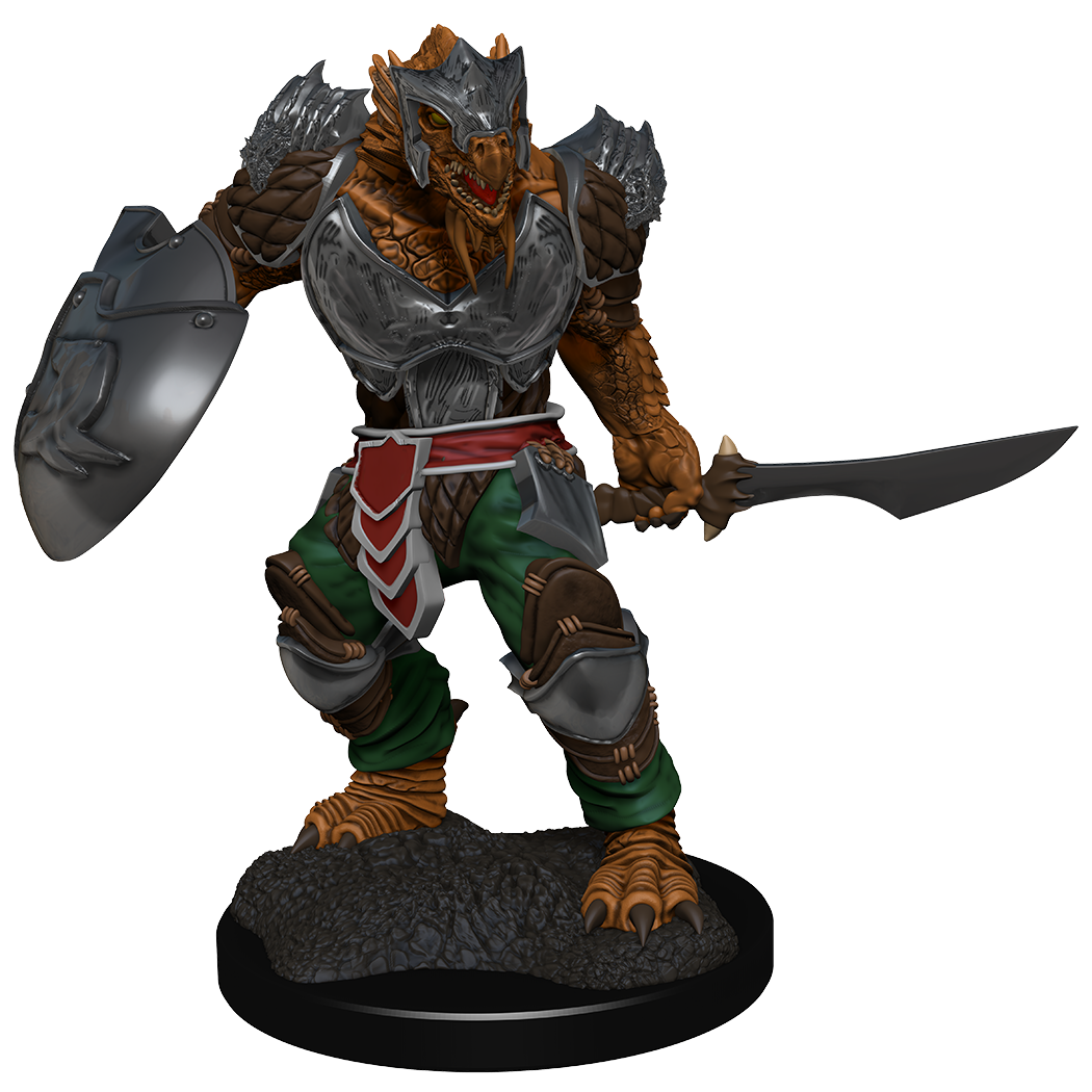 D&D Nolzur’s Marvelous Miniatures: W15 Dragonborn Fighter (Male) RPG Miniatures WizKids