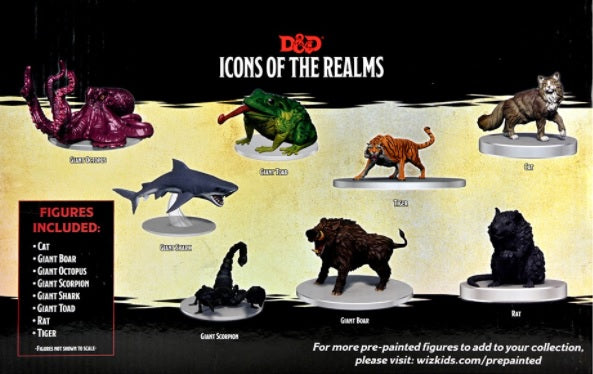 D&D Icons of the Realm: Premium Set - Spell Effects: Wild Shape & Polymorph Set 1 RPG Miniatures WizKids