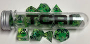 Teenage Mutant Ninja Turtles RPG: 7-Die Mutagen Green Dice Set Dice & Counters Palladium
