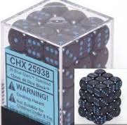 Chessex: Blue Stars Speckled 36Ct D6 Dice Set 12mm Dice & Gaming Accessories Chessex