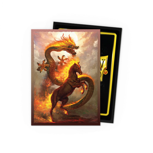 Dragon Shield: Dual Matte Art Sleeves - "Fire Horse" Lunar New Year Series 100Ct Card Sleeves Dragon Shield