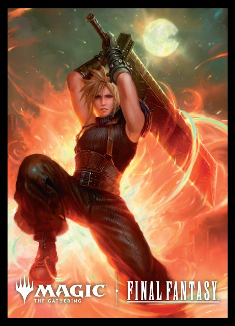 Ultra Pro: Art Sleeves - "Cloud, Ex-SOLDIER" MTG Final Fantasy Universes Beyond 100Ct Card Sleeves Ultra Pro