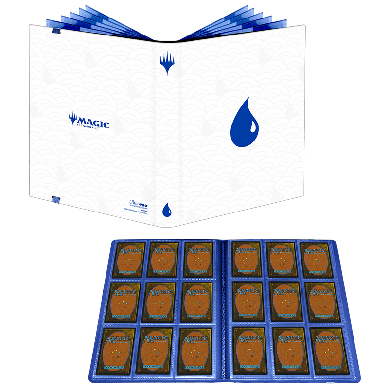Ultra Pro: 9-Pocket Pro Binder - "Island" MTG Mana 8 Binders & Pages Ultra Pro