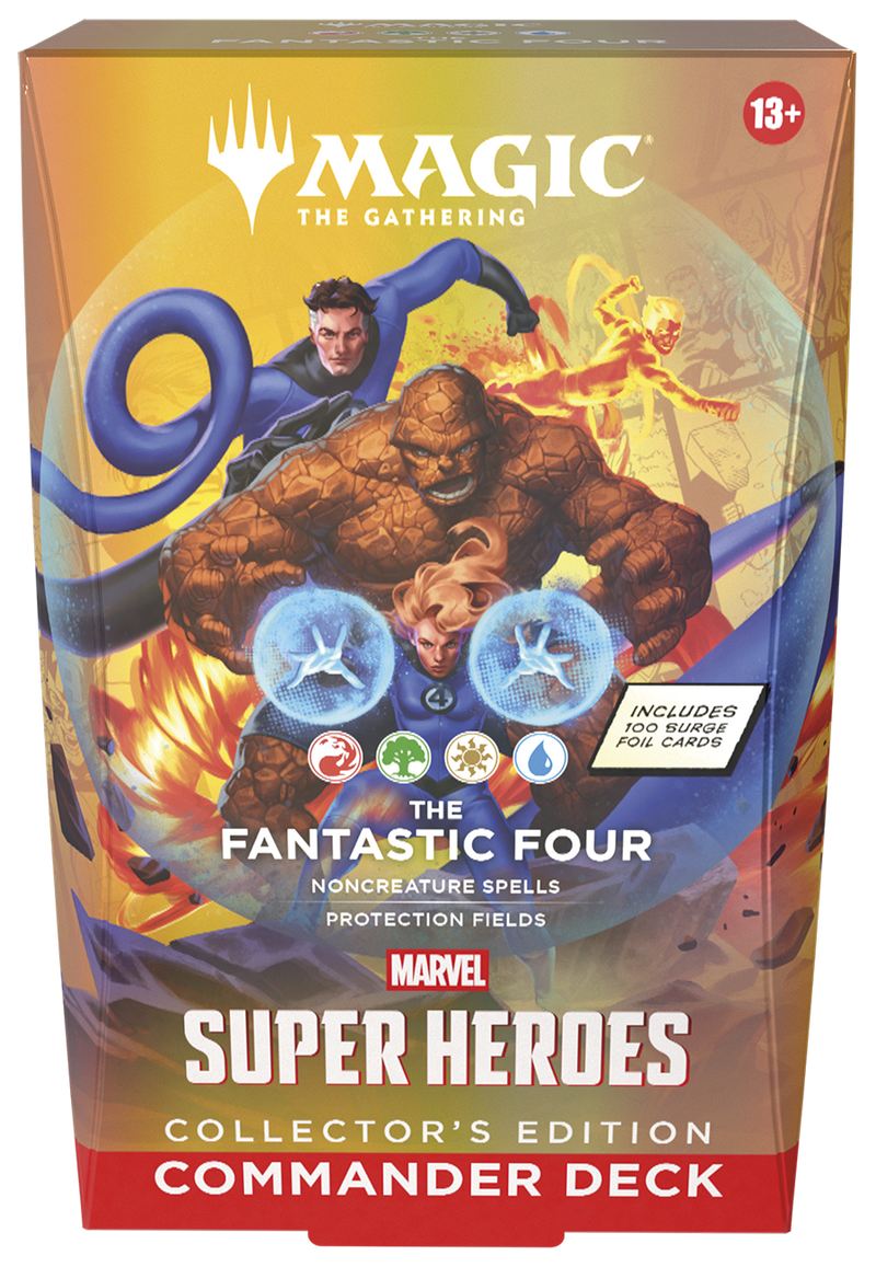 MTG Marvel Super Heroes - Commander Deck (The Fantastic Four) (Collector's Edition) (Release Date: June 19) MTG Sealed Magic: The Gathering