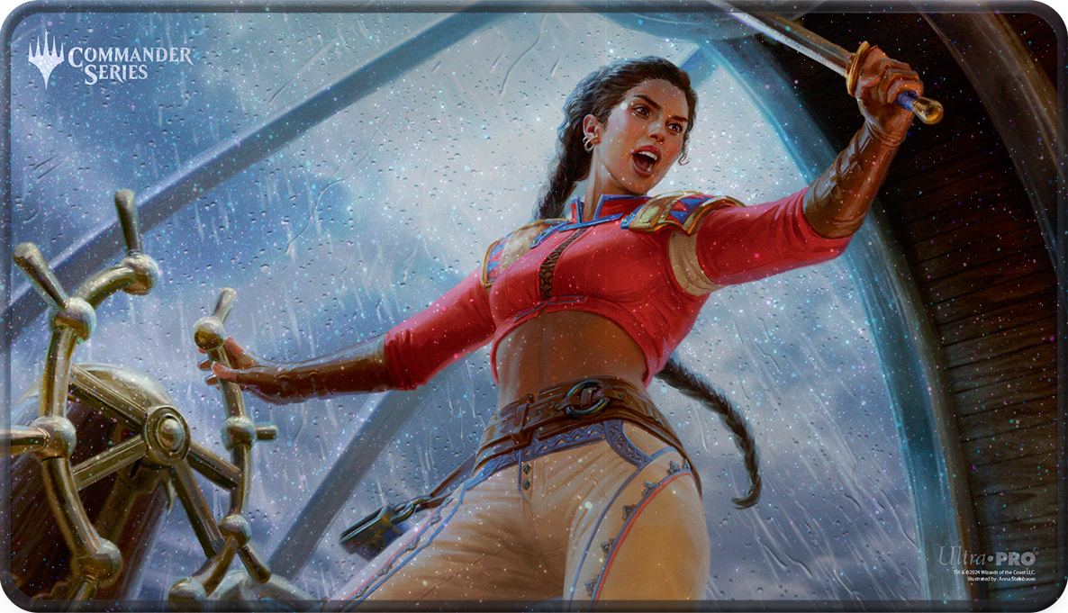 Ultra Pro: Holofoil Playmat - "Sisay, Weatherlight Captain" MTG Commander Series Playmats Ultra Pro