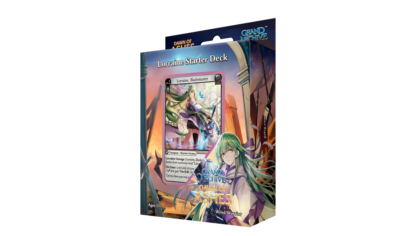 Grand Archive: Dawn of Ashes Starter Deck - Lorraine Grand Archive Sealed Weebs of the Shore