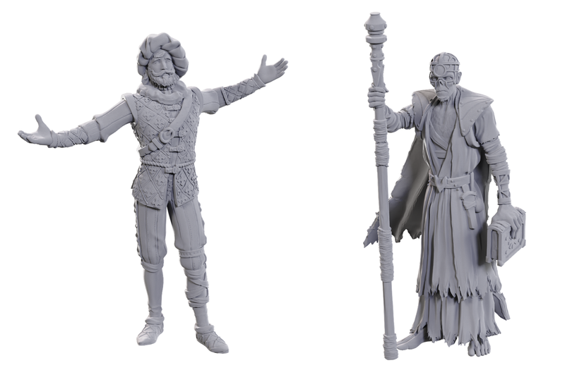 D&D Nolzur's Marvelous Miniatures: Special Edition Baldur's Gate 3: Volo & Withers Unpainted Miniatures WizKids